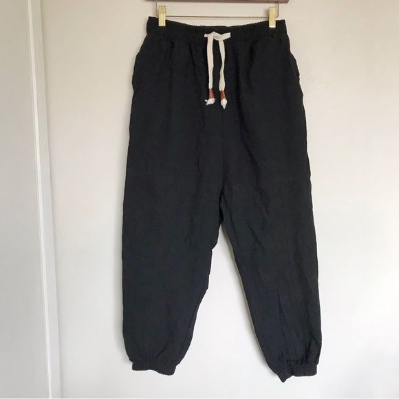 PRIJOUHE Men’s Black Jogger Low Crotch Harem Hip Hop Pants Size Small - Picture 2 of 10